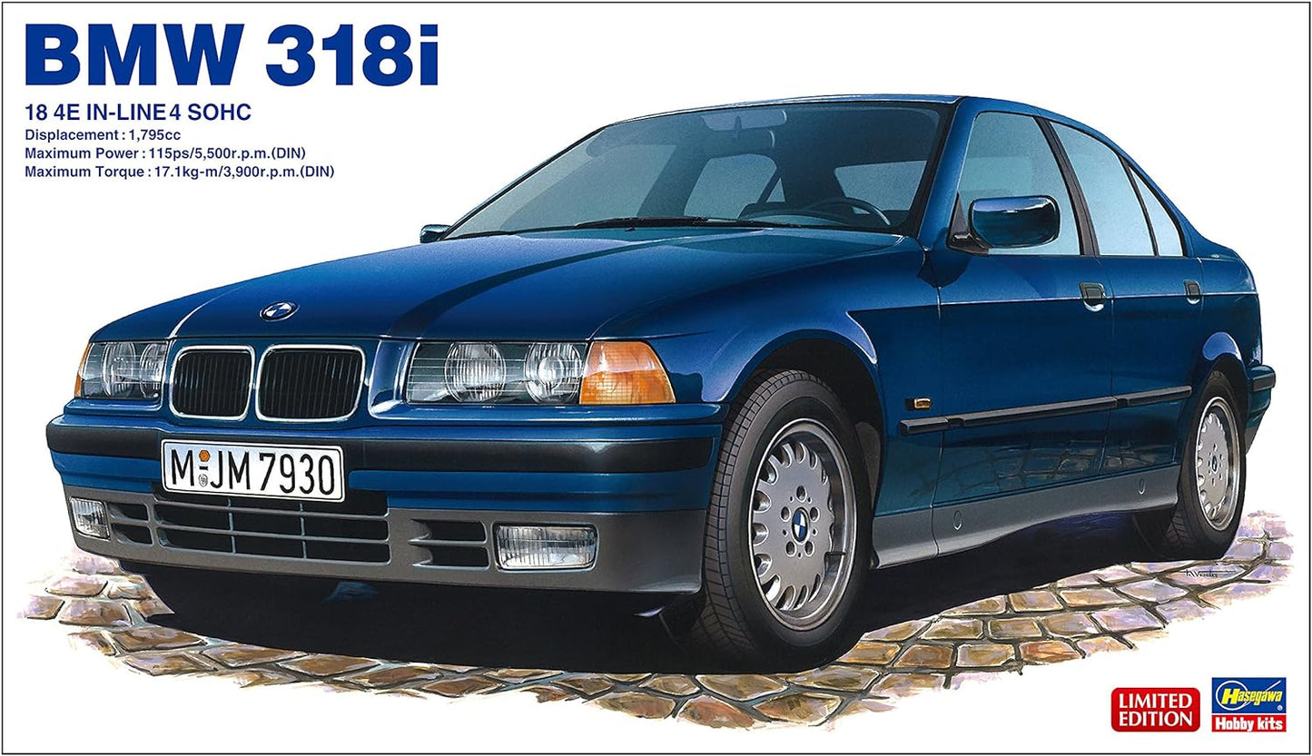 Hasegawa 1/24 BMW 318i 18 4E SOHC Model Kit 20320 JAPAN