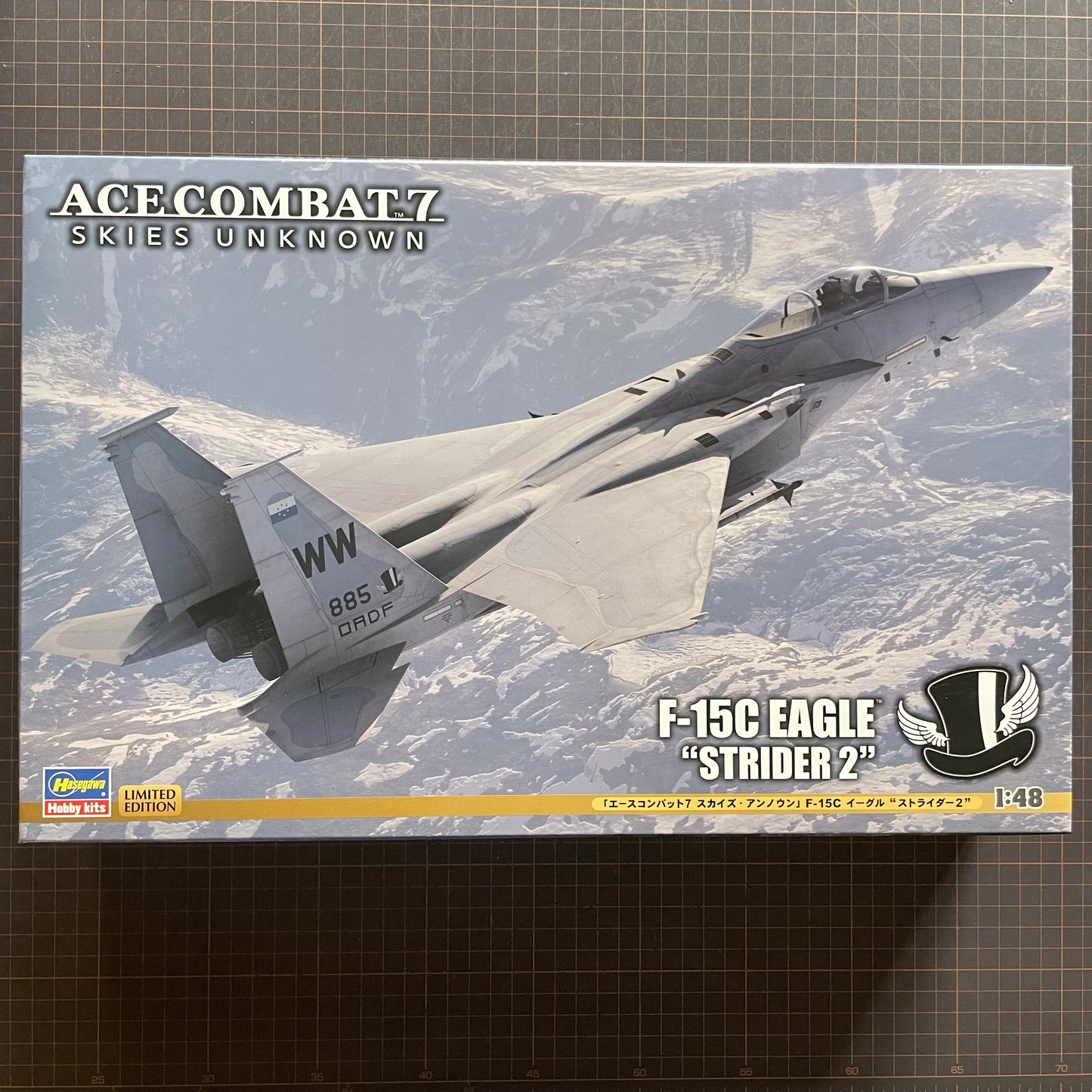 Hasegawa 1/48 ACE COMBAT 7 SKIES UNKNOWN F-15C EAGLE STRIDER 2 Model kit SP566