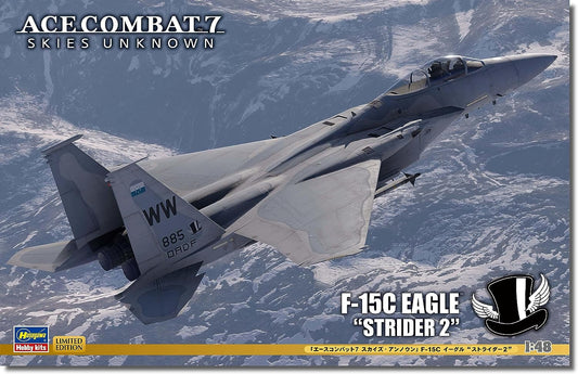 Hasegawa 1/48 ACE COMBAT 7 SKIES UNKNOWN F-15C EAGLE STRIDER 2 Model kit SP566