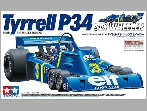 TAMIYA 1/12 Tyrell P34 Six Wheeler w/Photo-Etched Parts Model kit 12036